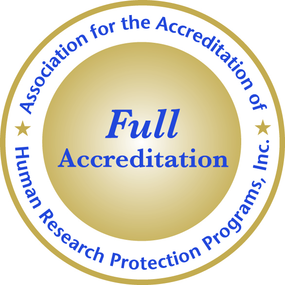 Association for the Accreditation of Human Research Protection Programs, Inc. Seal
